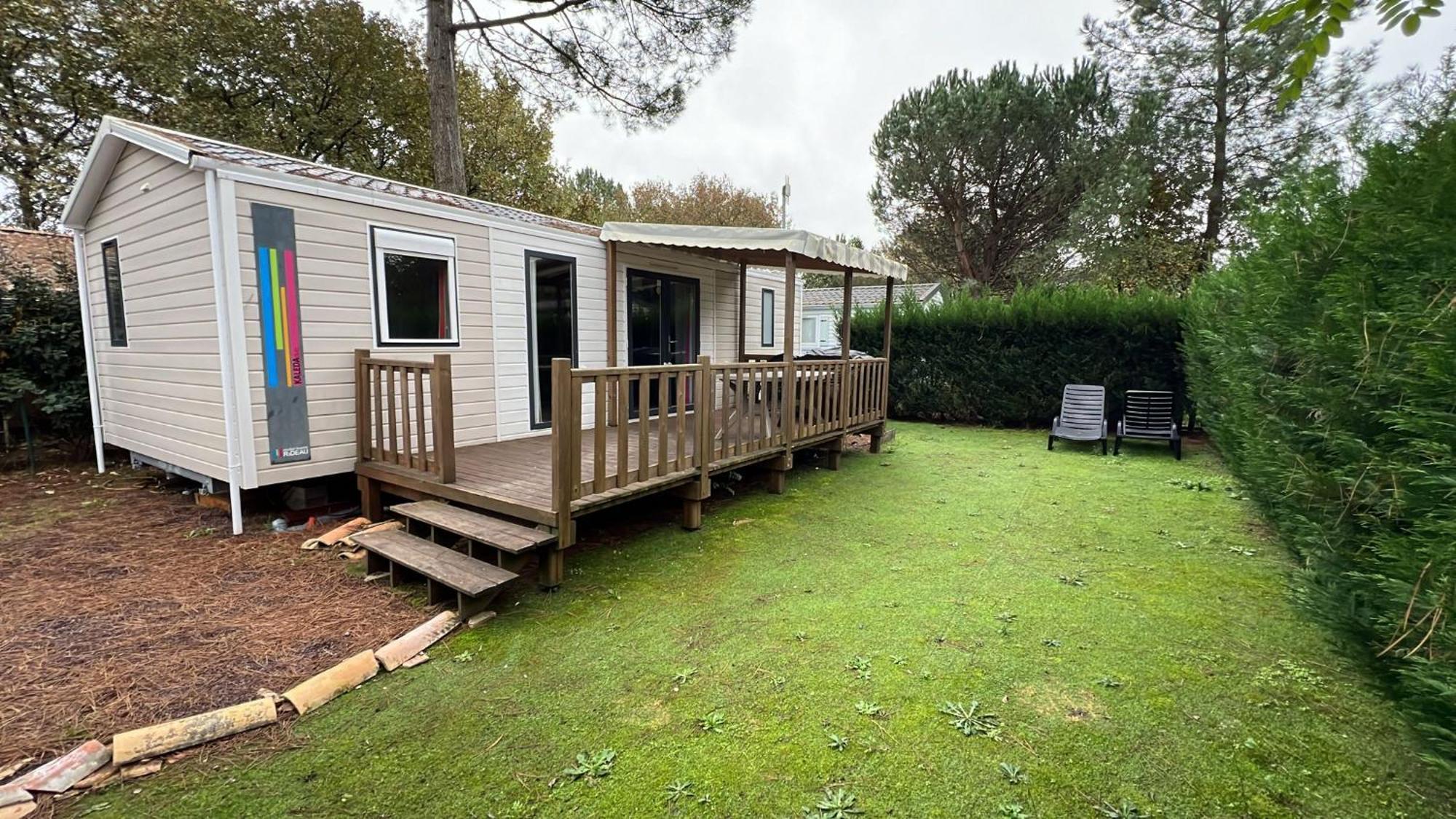 Mobil Home Amenage 2 Chambres La Teste Camping**** 외부 사진